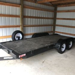 Hauling Metal Trailer