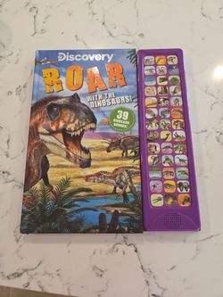 DISCOVERY BOOK ROAR WITH THE DINOSAURS! SEE DESCRIPTION