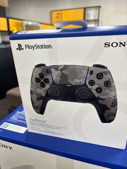 Brand new PS5 with brand new controller camo never opened. Retail is 699 for the console 7999 for the extra controller never been used in the factory 