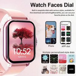 New 1.83 Inch Full Touch HD Fashion Smart Watch With (Dial, Answer) Wireless Call Function, Massive Watch Faces, Exercise Monitoring, Message Reminder
