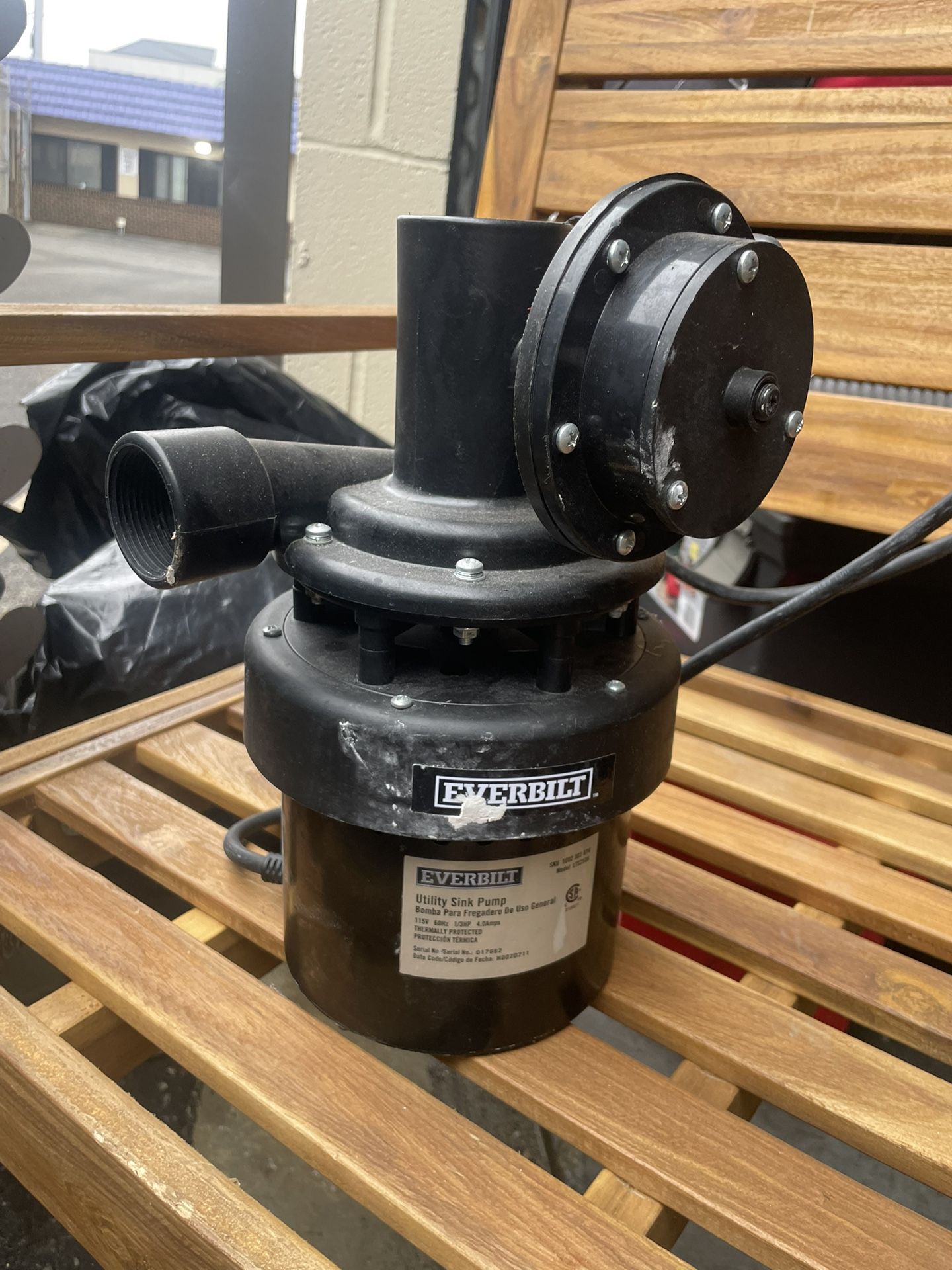 Ever built 1/3 HP utility sink pump