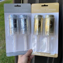 Gold And Silver Pop Confetti