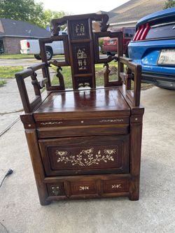 Antique Chinese Inlaid Chair