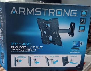 TV WALL MOUNT SWIVEL TILT 17"-42"