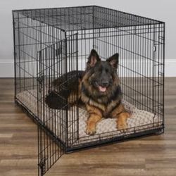 MidWest iCrate Fold & Carry Single Door Collapsible Wire Dog Crate, 48 inch