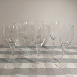 Princess House Champagne Flutes Set of 6 Glasses