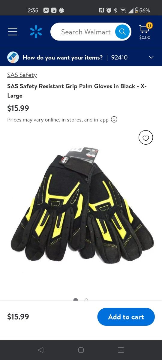 Impact Gloves Xl