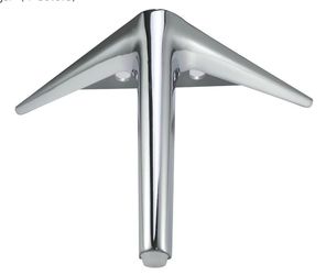 Pack of 4 furniture legs triangle, Patas para sofá de metal