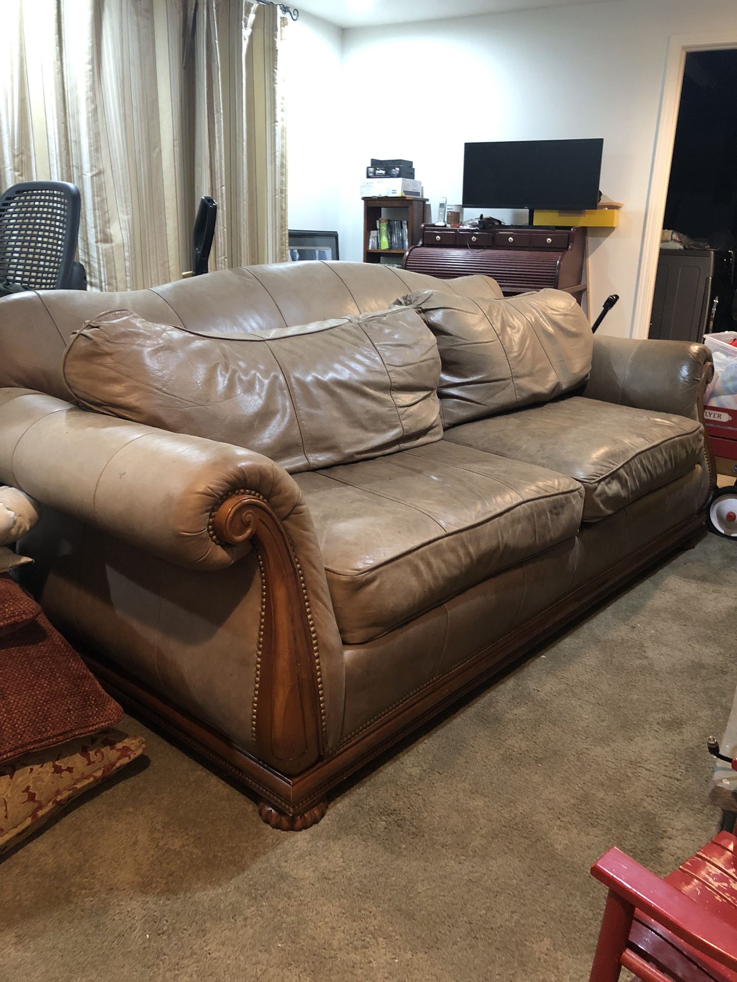 FREE! Leather Couch