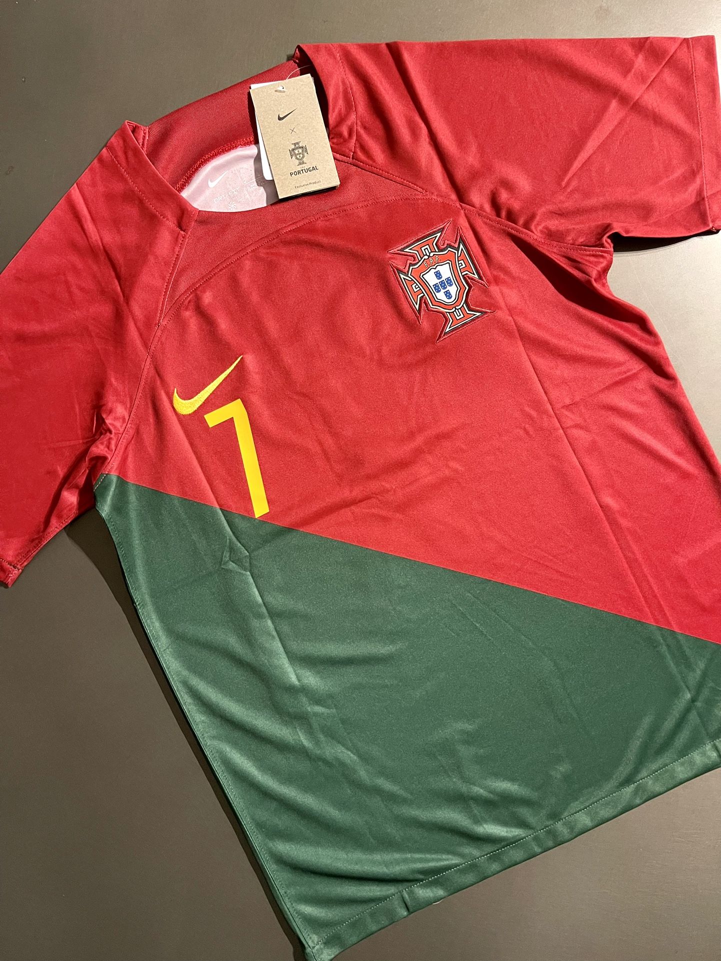 Portugal Ronaldo #7 home Soccer men jersey National Team World Cup 2022