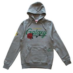 LA Galaxy 2023 Mitchell & Ness Rose Gray Hoodie XL