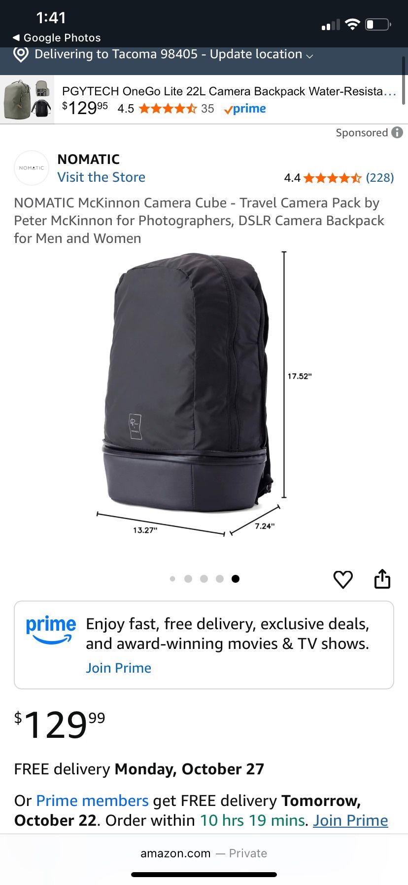 Camera Backpack And Pouch