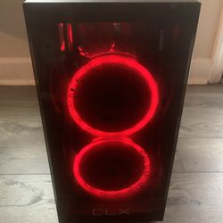 CLX Gaming Pc/ Keyboard&Mouse/Curved Dell Monitor/ Hp Monitor