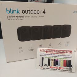 Blink Outdoor 4 Comes With 5 Cameras Brand New Cash Deal $249