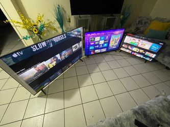 3 Smart TVs LG,TCL,VIZIO 4k UHD TVS