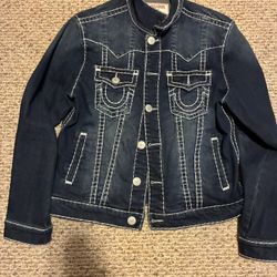 True Religion Jean Jacket For Sale Size L 150$
