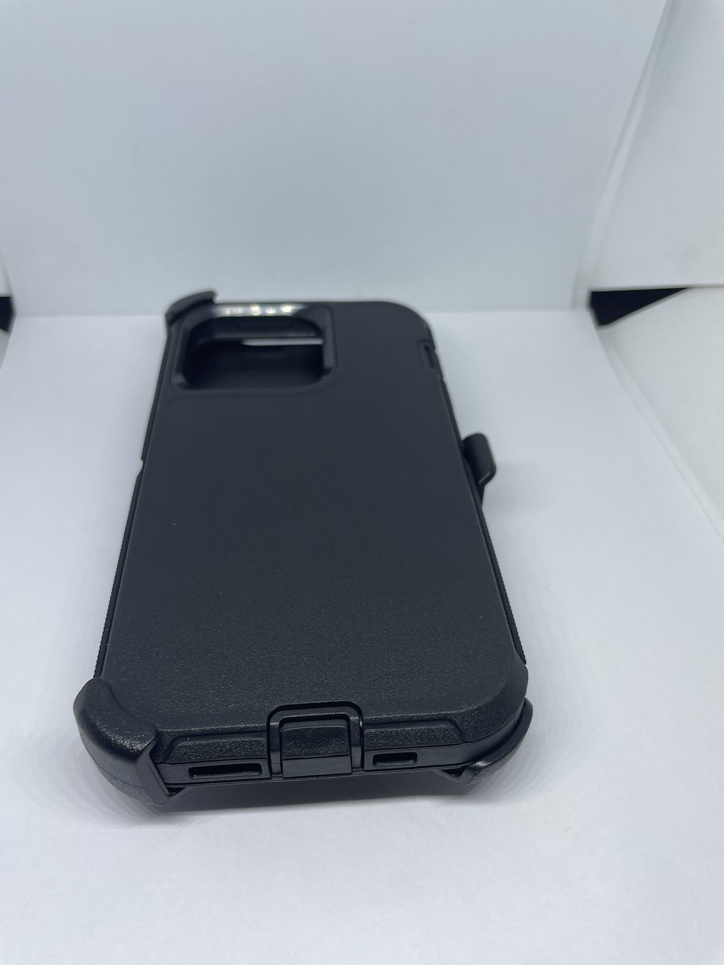 For IPhone 13 Pro Black Case With Belt Clip Holster