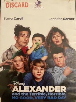 Disney’s ALEXANDER And The Terrible, Horrible, NO GOOD, VERY BAD DAY (DVD-2014)