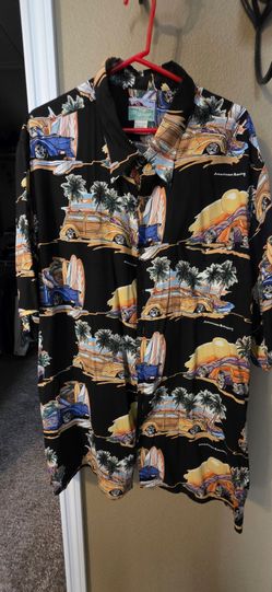 Mens American Racing Hawaiian shirt 3xl!!