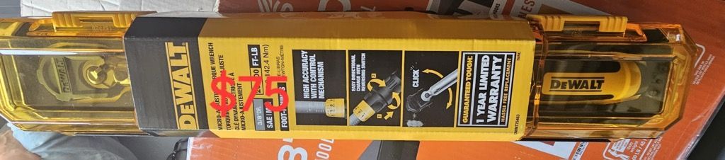 DEWALT Micro-Adjustable Torque Wrench