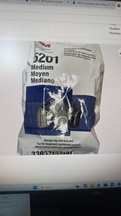 3M HALF 5201 MED RESPIRATOR ASSEMBLY