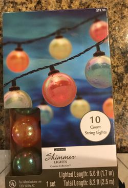 New Shimmer Lights - 10 count