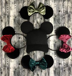 Velvet Disney Minnie and Mickey Ears