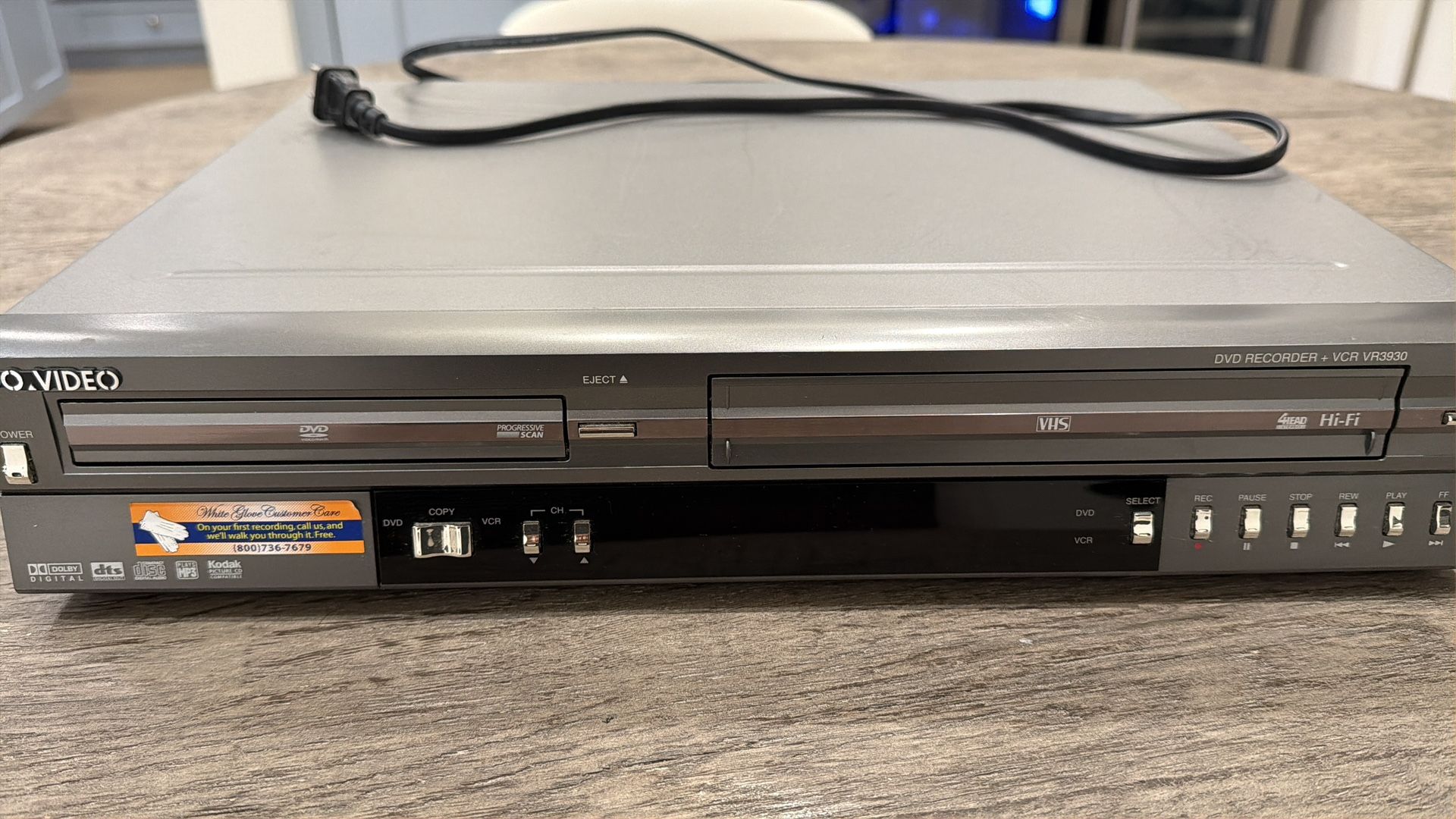 GoVideo VR3930 DVD/VHS combo recorder