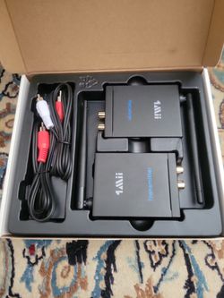 1Mii 2.4Ghz Wireless Audio Transmitter Receiver for TV, 320ft Long Range  20ms Low Delay 192kHz/24bit HiFi Audio, Wireless Adapter Kit for  Subwoofer/Po for Sale in Houston, TX - OfferUp