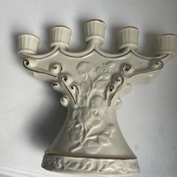 (RARE FIND) Hermitage Pottery 5 Hold Candle Holder