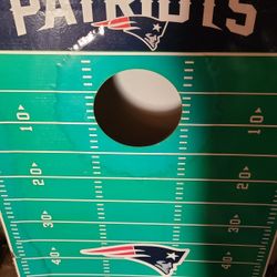 New England Patriots Cornhole Boards