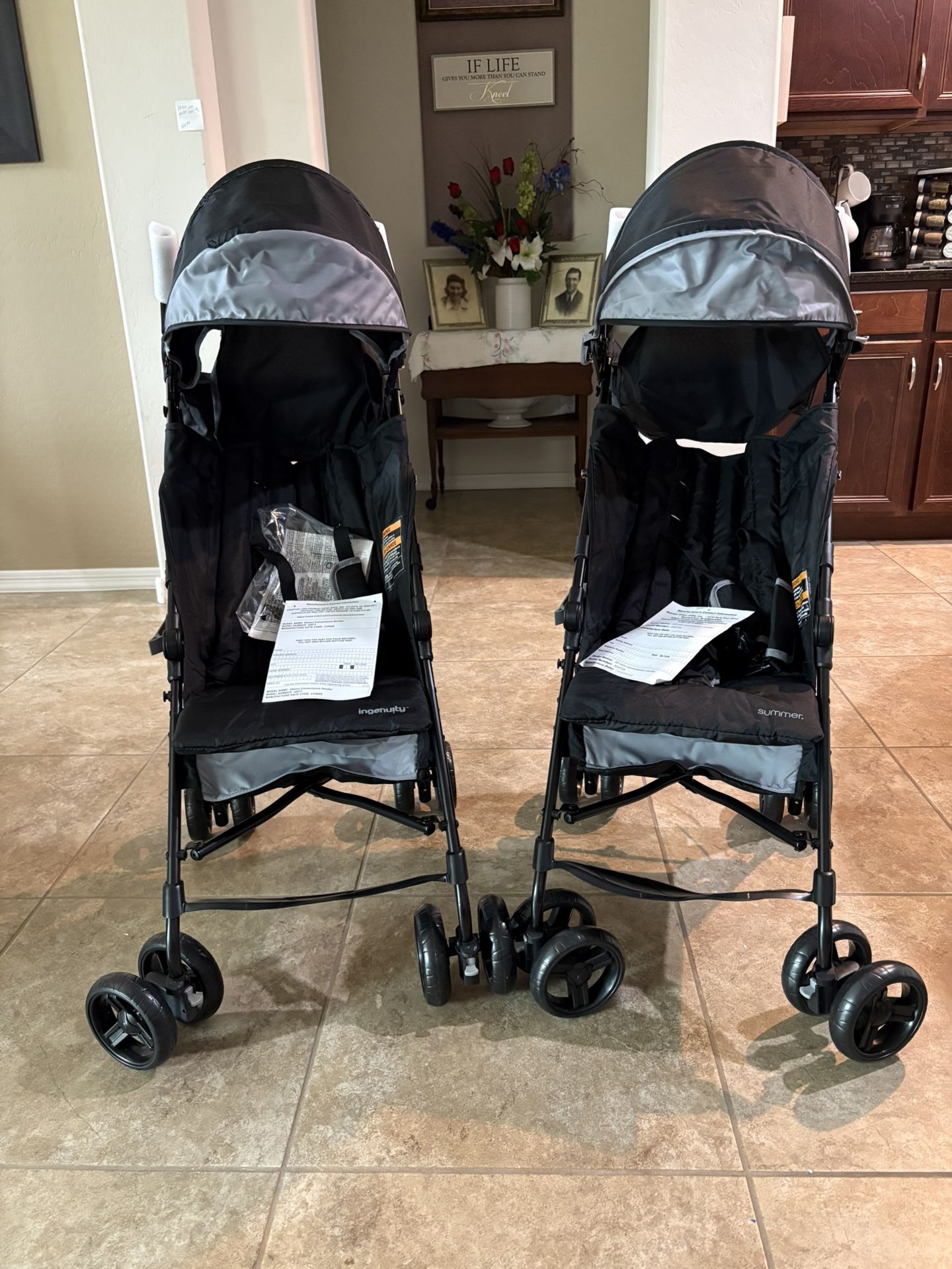 Take Your Pick, ONLY $35 Each: Lightweight Stroller with Compact Fold, Multi-Position, Canopy