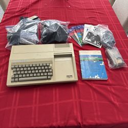 Texas Instruments Ti-99/4A Vintage Home Computer w/ Games, Cables And Manuals