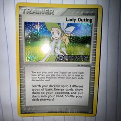  Lady Outing [Reverse Holo] #87 Pokemon Deoxys