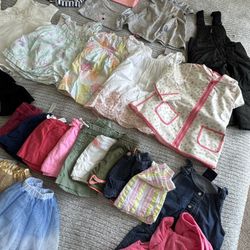Lot Girl Clothes Size 12mo 12-18mo 18mo
