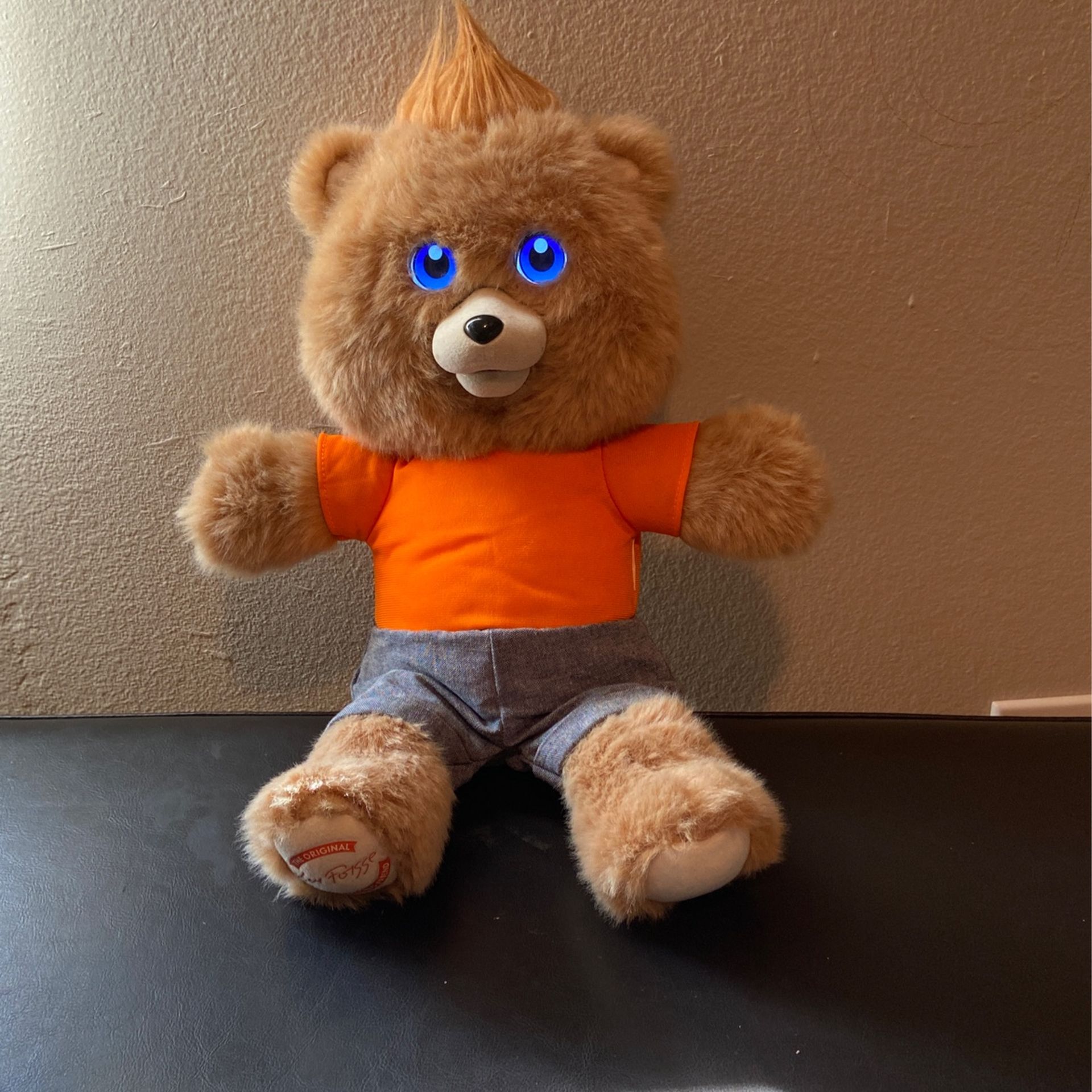 Teddy Ruxpin doll.