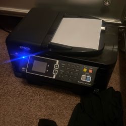 Epson Workforce Fax Scan Printer 
