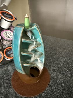 Incense burner waterfall