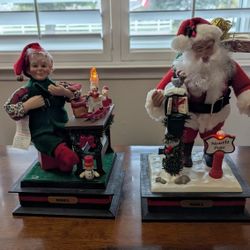 These Two Santa And Elf
