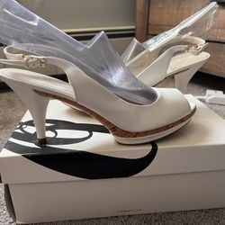 Nine West Sharina Open Toe Heels