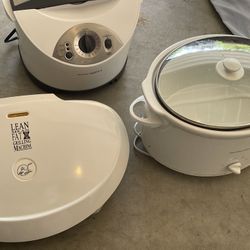 Rocket Grill, Lean Griller And Big Crockpot 