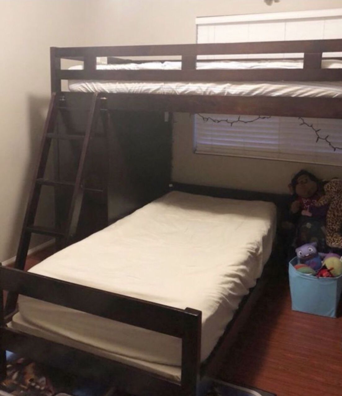 Twin Bunk Bed With Drawers. 