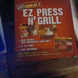 EZ PRESS N GRILL HAMBURGER MAKER