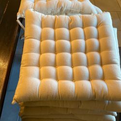 12 Chair  Padded Seat Cushions In Clean Good Conditions 