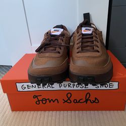 Tom Sachs x NikeCraft General Purpose Shoe Field Brown - Size 6 Women