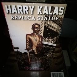 Harry Kalas Replica Statue. 1 Available.With Free gift .