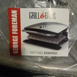 George Forman Grill & Broil Brand New 