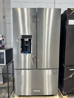 KITCHENAID 36” COUNTER DEPTH FRENCH DOOR FRIDGE OUTSIDE WATER & ICE ✨WARRANTY✨DELIVERY✨