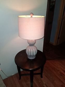 Table with lamp
