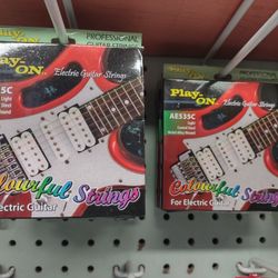 Neon Electric Guitar Strings 